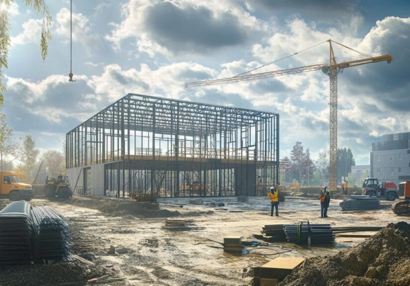 Les étapes clés de la construction d&rsquo;un hangar métallique modulable